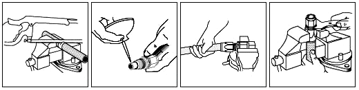 Installing AN type aluminum fittings