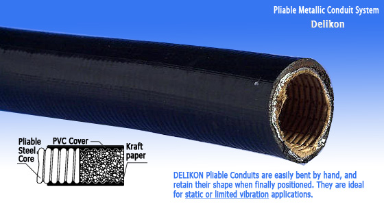 Pliable Metal Conduit PVC Covered