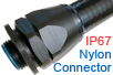 Delikon G, Metric, NPT, PG Thread Liquid Tight Nylon Connector, Polyamide Fittings (YNB)